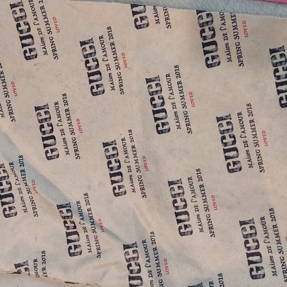 Gucci "Maison de l'amour" Spring Summer 2018 Dust Bags & Small Purse Dust Bag - Picture 8 of 12